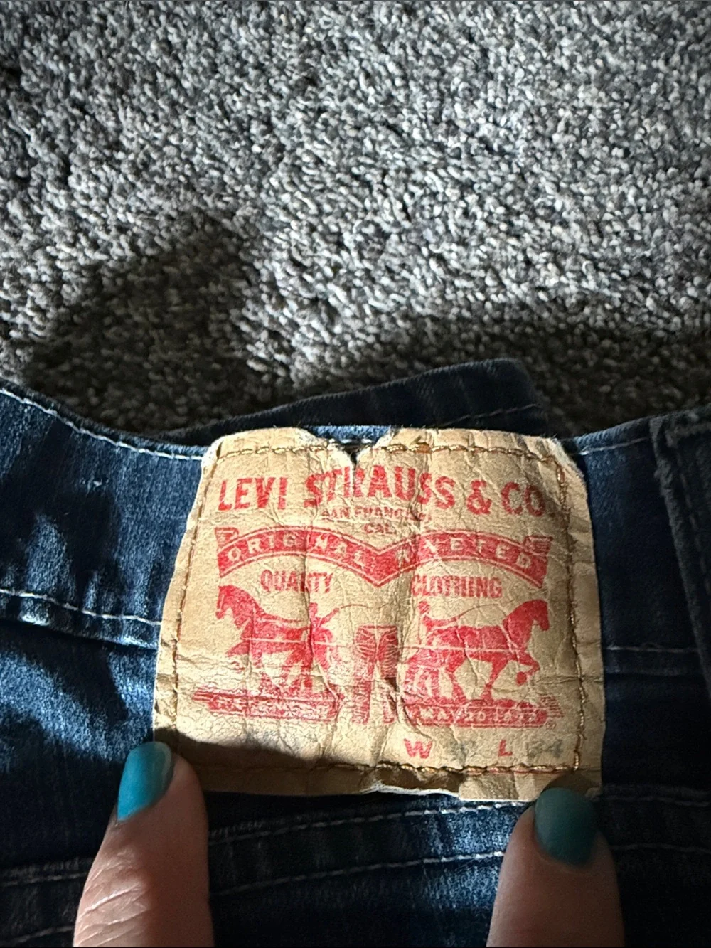 Levi's Men’s Medium Blue Straight Jeans